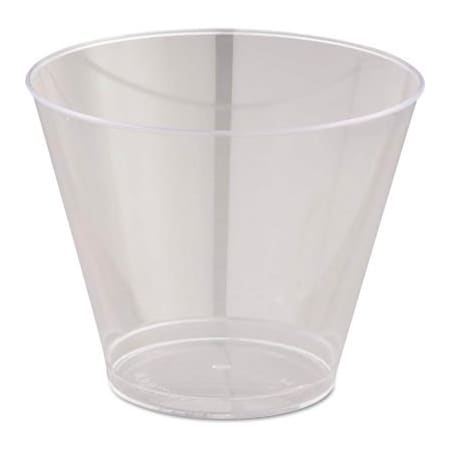 Wna-Comet Plastic Tumbler, 9 Oz., Translucent, Squat, 500/Pack WNA T9S